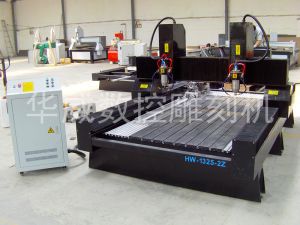 牡丹江穆棱双头立体多功能石材雕刻机HW-1325-2Z